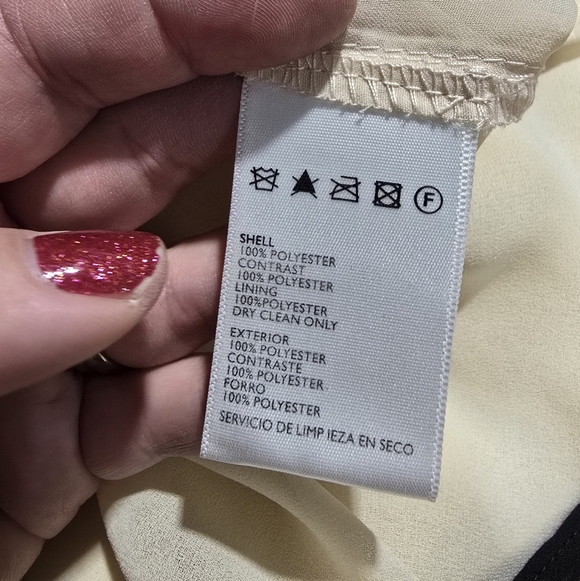 Cream Ruffle Blouse - Picture 3 of 3